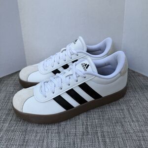 Adidas Kids VL Court 3.0 Skateboarding  Sneaker Shoe Cloud White Size 4 ID9062